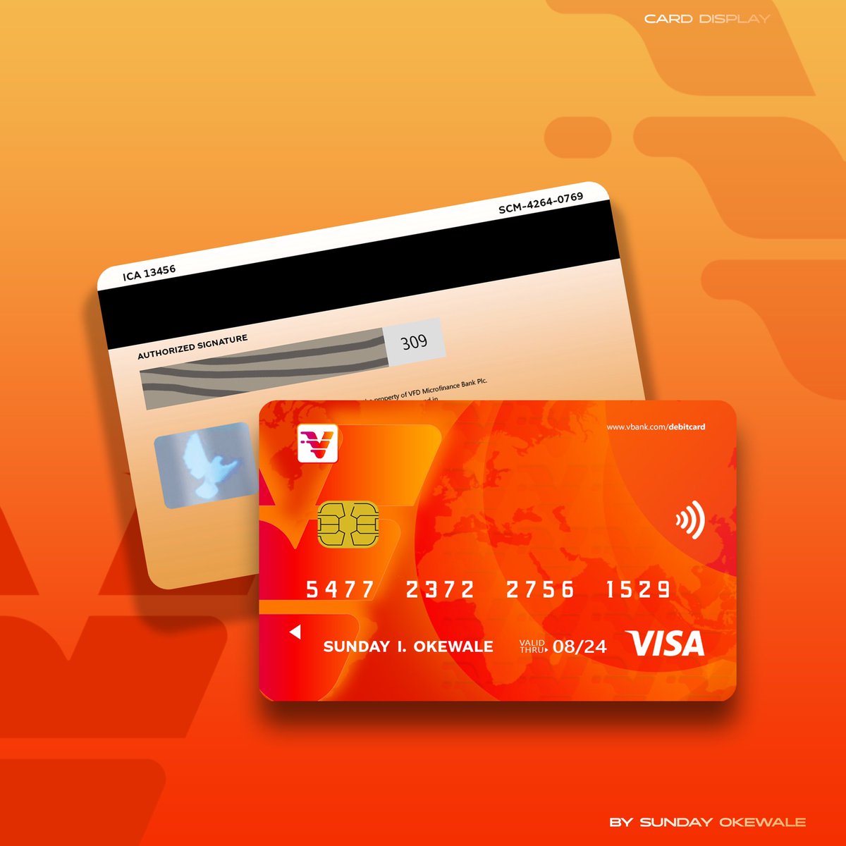 Maliqifeoluwa's tweet photo. Hi everyone.
Here's my entry for the Vbank ATM Card Design Challenge.
Good luck to everyone #NGDChallenge #Vbank https://t.co/xtJ0zZohWg