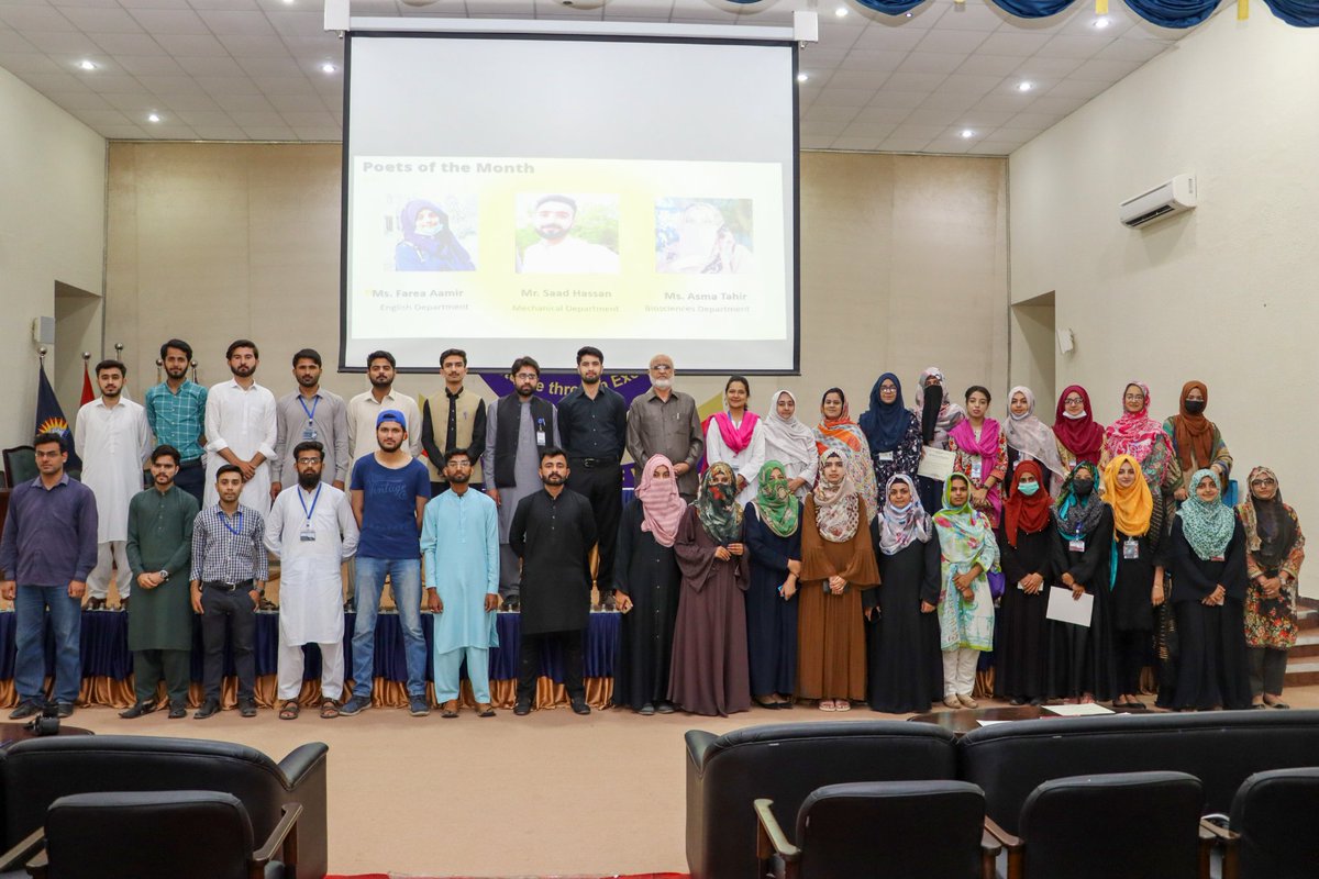 UOWOfficial's tweet photo. Read Pakistan- UW Chapter under the flagship of UW Literary and Debating Society, convened its combined fourth and fifth discussion sessions of 2022 on May 16, 2022. Ms. Asma Tahir and Ms. Basma Tahir, students of 6th semester from Department of Biosciences, hosted the Sessions. https://t.co/sqSqK6T7vP