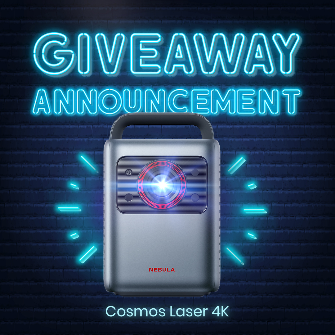 SeeNebula's tweet image. A huge THANK YOU to everyone who participated and purchased the Nebula Cosmos Laser 4K Projector! 🎉

We are excited to announce the winners have been chosen and will receive a full refund on their Cosmos Laser purchase.

#CosmosLaser4K #NebulaCosmosLaser #NebulaProjector