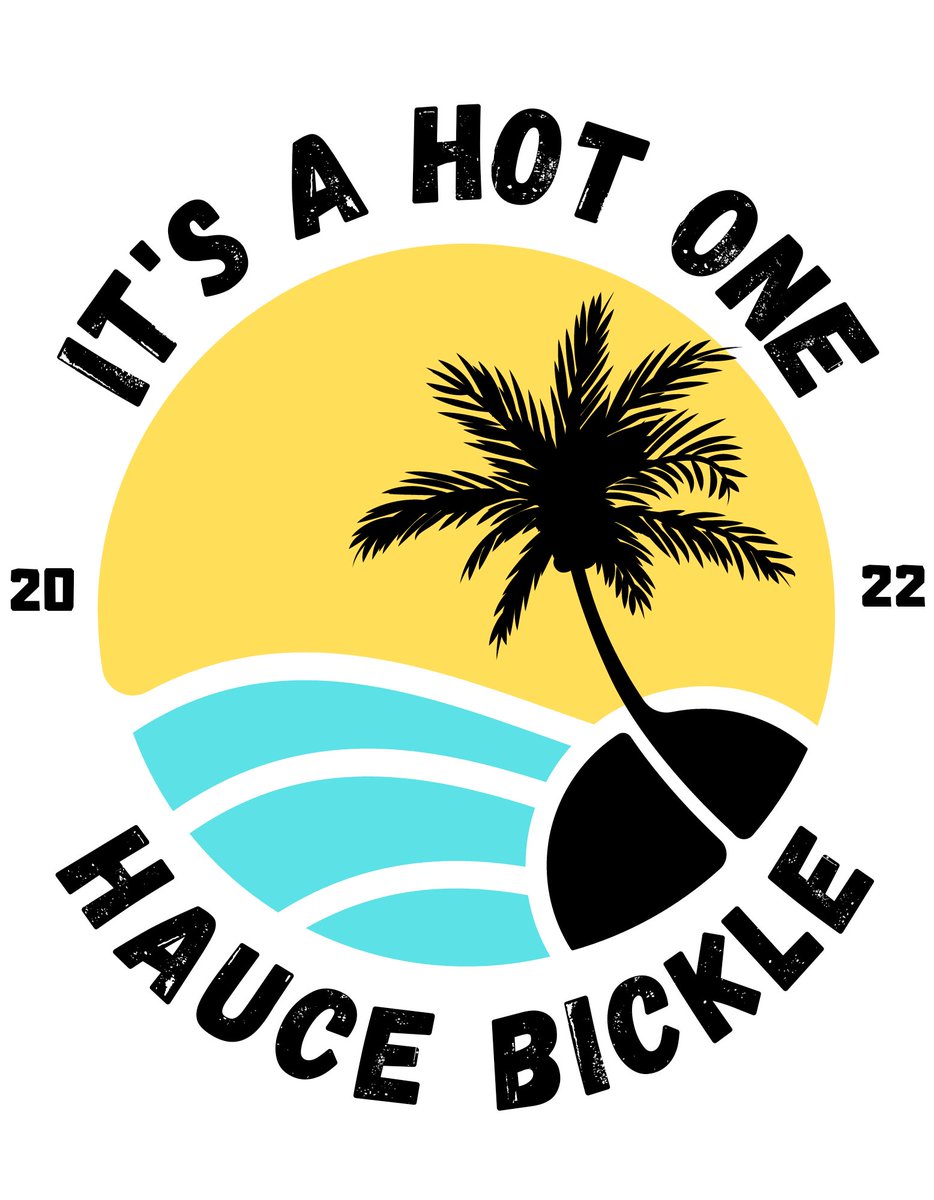 Two new t-shirt designs for our first hot sauce release. A Wave of Flavor &amp; It's A Hot One.