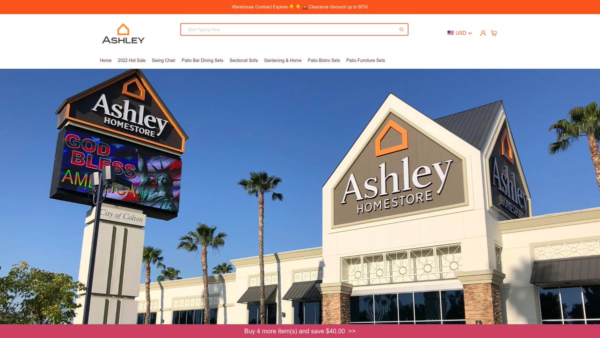 ScamiBot's tweet photo. #Trademark #infringement targeting the @AshleyHomeStore brand.

⏰ Confirmed active: June 21, 2022
🌐 Hosted via: #Alicloud
💻 IP address: 47.254.27.91
👨‍💻 Domain name: goodskud(.)shop

#scam #scamaware #scamalert #fraud #ecomscam #phishing https://t.co/UL3p8WQoTq