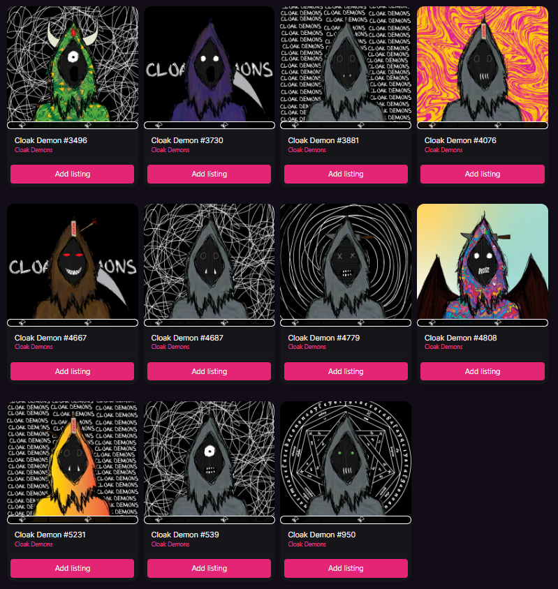 v1rtualn0mad's tweet photo. 👁🗨So when does it become a #CULT or do we just #Follow for the #CULTURE ?
#CloakDemons #LFCLOAK #DownToHell #SolanaNFTs #Wen666 https://t.co/S9tx7wIbT1