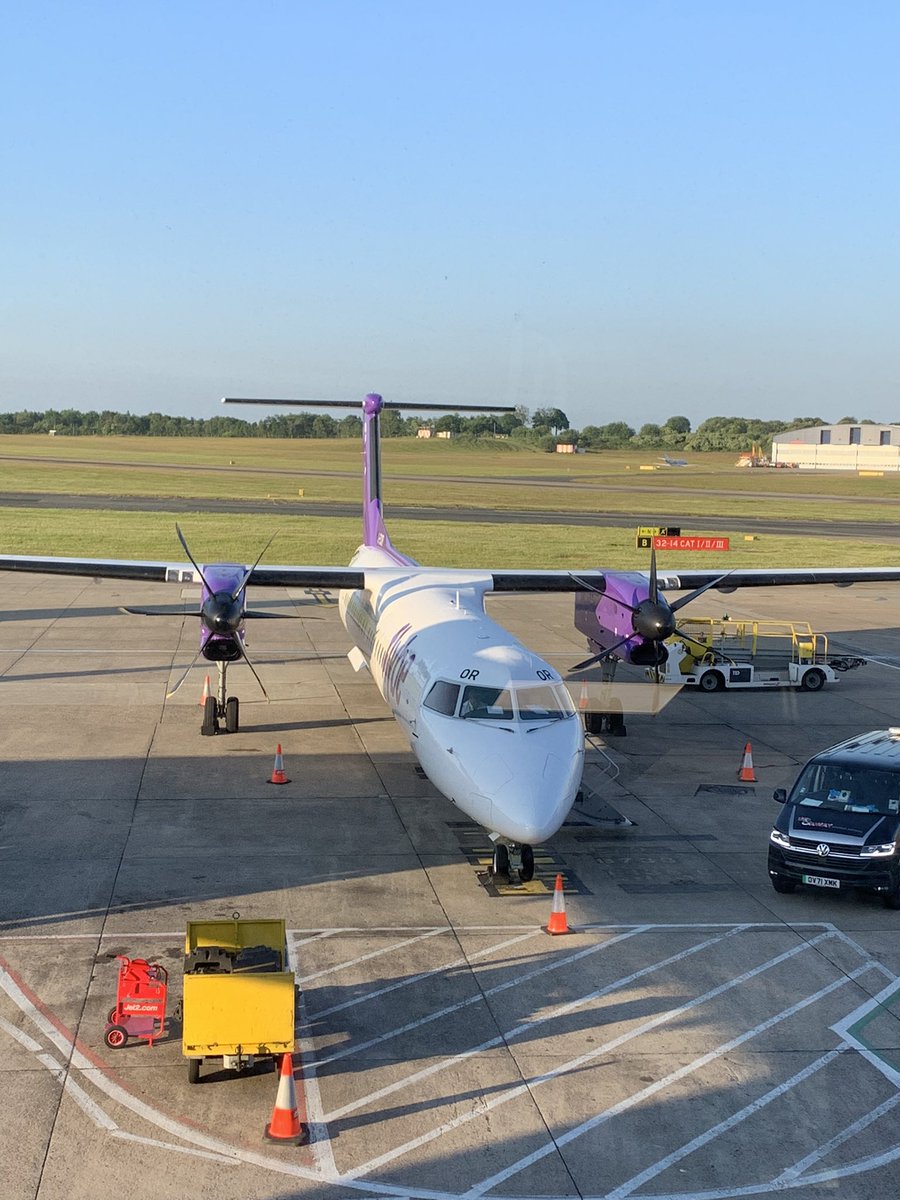 Everyday we have a new experience. Today it is flying to a conference. Thanks to a rail strike flying was the best option to get to London.