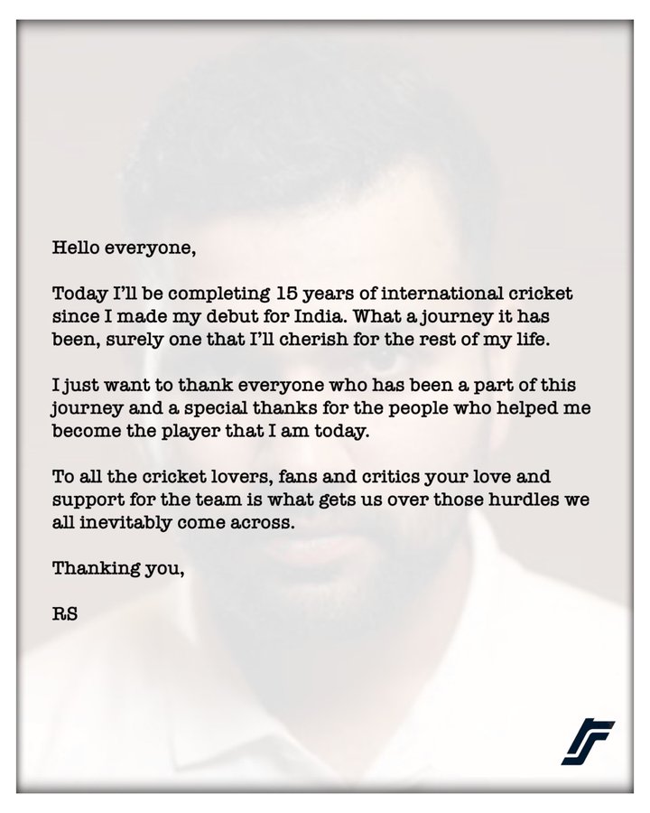 Rohit Sharma completed 15 years in international cricket shared a special  note on Twitter - रोहित शर्मा ने इंटरनेशनल क्रिकेट में पूरे किए 15 साल,  ट्विटर पर शेयर किया ये स्पेशल नोट