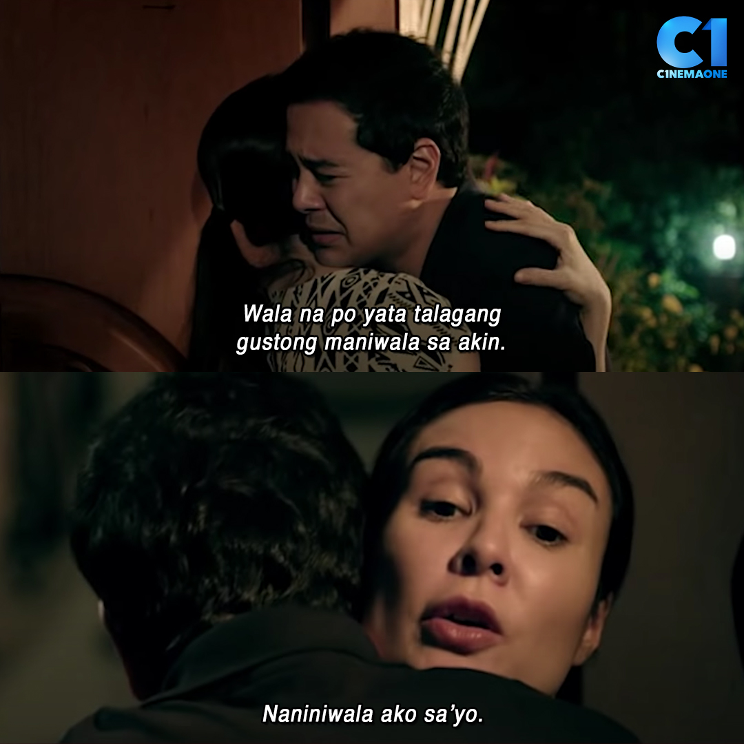 c1nemaone's tweet photo. Minsan masarap sa feeling 'pag may kahit isang tao ang naniniwala sa atin. 🤗

"The Trial", starring #JohnLloydCruz, #GretchenBarretto, and #JessyMendiola! Ngayong 11PM na sa #CinemaOne! https://t.co/fmytDEmrVT