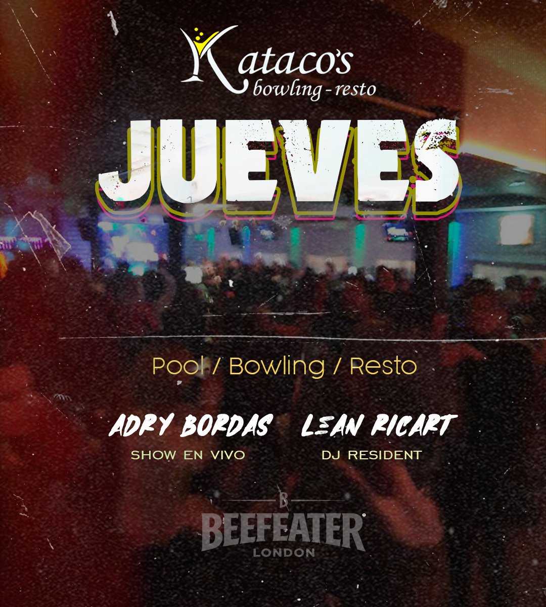 KatacosSM's tweet photo. 🎶 JUEVES 23 #Karaokeros 🎵

🚪 Apertura 19hs
🎤 Show Karaoke 23hs #AdryBordas
🎧 Music Live #LeanRicart
❌ Orden de llegada, sin reservas.

• 🎳 BOWLING • 🎱 POOL • 🍝 RESTO • 🍹 COCTELERIA DE AUTOR •

📱 Info https://t.co/B4n5ual6IR

📌 CONCEJAL TRIBULATO 360 - SAN MIGUEL. https://t.co/Quhw5hePLP