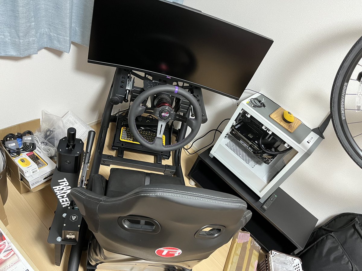kussamsan's tweet photo. TR8PROコックピット作成中です!
自作PC、DELLモニター加工取付け、VNMシフター&サイド加工取付け♪
残りはペダルのみです👍🏻
自作鉄板がお気に入りです😃
応募致します🙇♂️
#TR8PRO #TRAKRACER
@io_dele
@GayaFactory https://t.co/SgoFWKTVDf