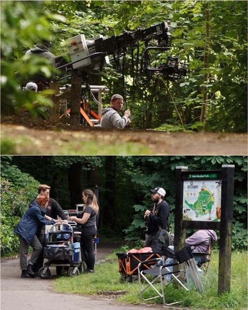 LadyT510's tweet photo. Here's the People Who Make It Happen!!
Move In - Season 7 Outlander Cast & Crew
Rolling in to Pollok Park in Glasgow
#Outlander #FilmingBTS #Glasgow #Scotland #Outlanderseason7 #OutlanderBTS #outlandercrew https://t.co/tVwni9vbRx
