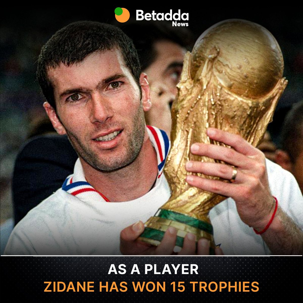 betaddanews's tweet photo. One of the greatest midfielders of all time & one of the finest modern-day managers. 🙌
A legend, an icon - Zinedine Zidane celebrates his 50th birthday today 🥳
#Zidane #Football #Zizou #RealMadrid #HappyBirthday #Sports #FootballLovers #Legend #ZinedineZidane #FrenchLegend https://t.co/3vkFCiH9V2