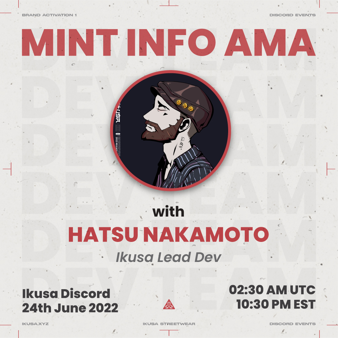 IkusaNFT's tweet photo. The day we've all been waiting for is almost upon us. 

To find out more about Brand Activation #1 (mint) - come and find us in the tunnel tomorrow.

Where: https://t.co/ecAxKLLJGQ
Date: 24th June, 2022
Time: 0230AM UTC | 2230PM EST

(Like and RT to be considered for Kenka List) https://t.co/C3Xj4Z26ia