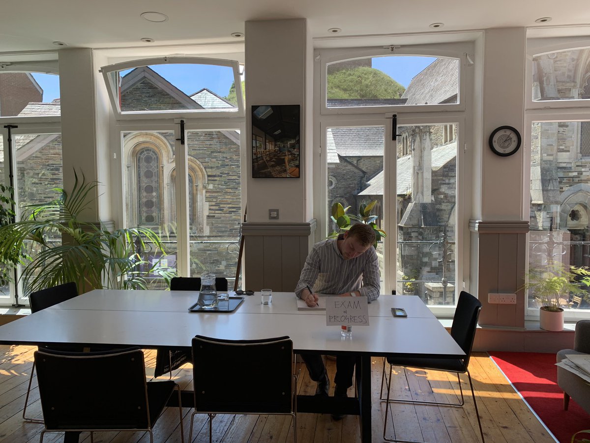 _Mark_Kemp's tweet photo. Our Part 1 student architect Niall being put through his paces. This internal exam is about the RIBA Work Stages - we think learning them like times tables helps students understand better their own training needs. #Training #Students #architecture https://t.co/ezHt3VdvTP