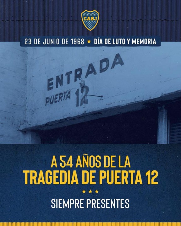 BlogHincha's tweet photo. #Puerta12 A 54 años de la PEOR TRAGEDIA del Fútbol Argentino SIN respuestas. La despreciaBle actitud de #riBer BASURA vos sos la DICTADURA, el goBierno, la Policía y #AFA Informe Completo👉https://t.co/MEtRwaHU10
#Boca #River #TeFuisteALaBporPutoyCagon #MUDOmental #SuperClasicos https://t.co/5W4EEQcyum