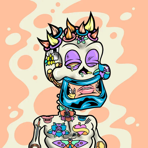 ToxicSkullsClub's tweet photo. GN/GM Skulls from #9016!

Who else loves the tattoo skull? 🔥 

#ToxicSkullsClub #ToxicSkulls #NFTs #NFT #NFTCommunity #ToxicFollowToxic https://t.co/U68eCUrbP8