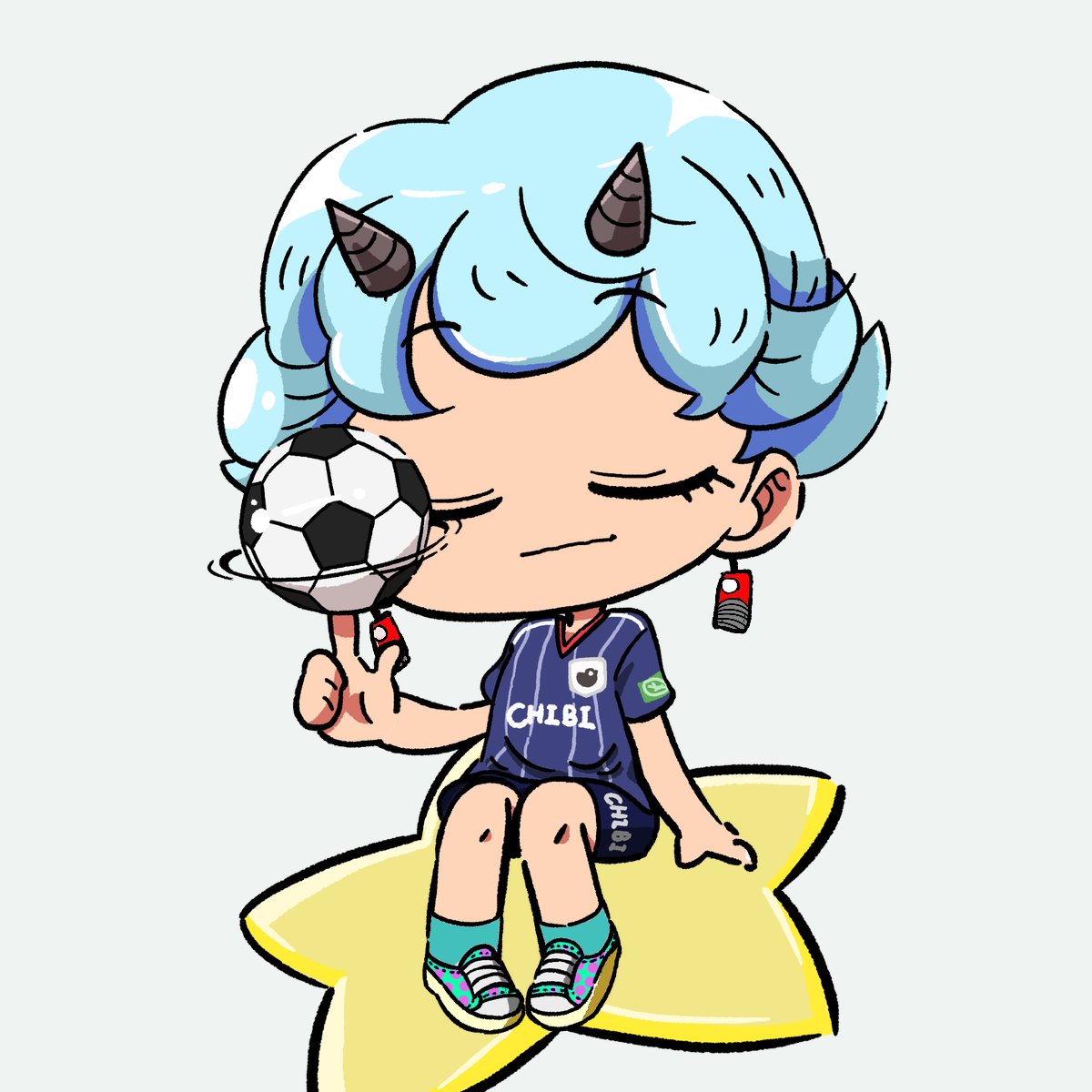 ⚽️  🤞 Soccer player Chibi🤞⚽️