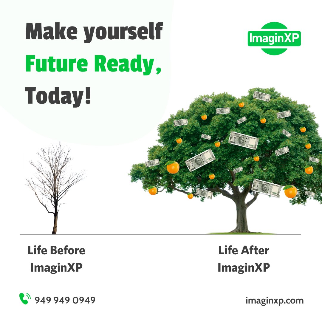 imaginXP's tweet photo. Learn Future-Skills with ImaginXP and be on top of the New-age trends!

To know about our various Certification and Degree Courses in Future-skills learning visit https://t.co/FG7OSX12hy or give us a call at 949 949 0949.

#ux #designstudy #imaginxp #technology #futureskills https://t.co/PdeGJ1VXcn