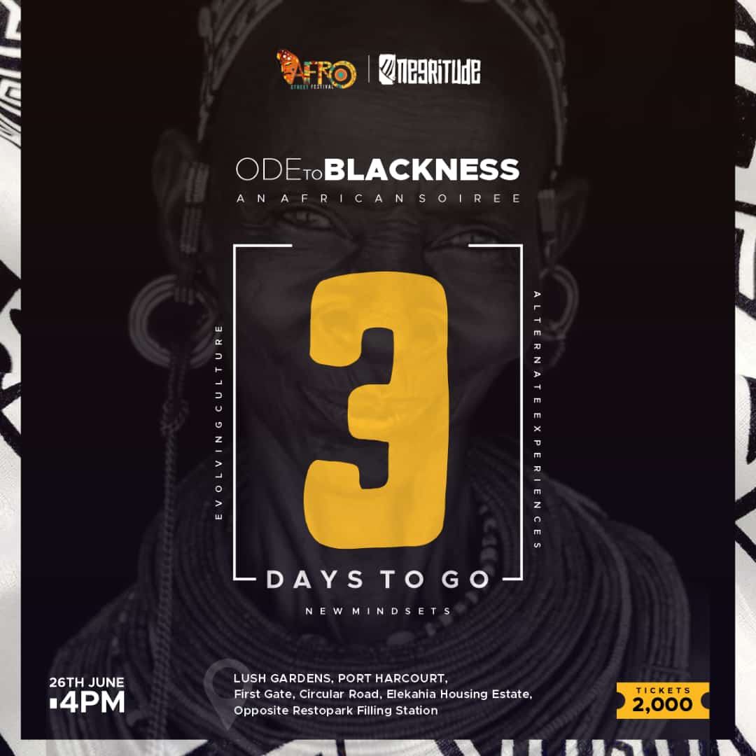 1Ariseafrica's tweet image. Ode to Blackness in 3 Days! 
Message 09099050450 to get your Tickets or go to rieticket.com. 2k. Music, Performances, Fashion, Dramatized Poetry, Comedy and lots more! Experience BLACKNESS
#portharcourt 
#African 
#OdeToBlackness