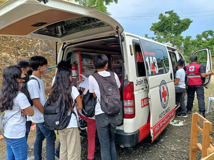 philredcross's tweet photo. #PRCHealthCaravan drives to Maasin City, Leyte!
Alagang Red Cross Health Caravan visited Manhilo National High School on June 22. A total of 341 individuals received the following PRC services: Blood Typing, Hot Meals, First Aid Training, and Health & Hygiene Promotion. https://t.co/hv68G51Cl3