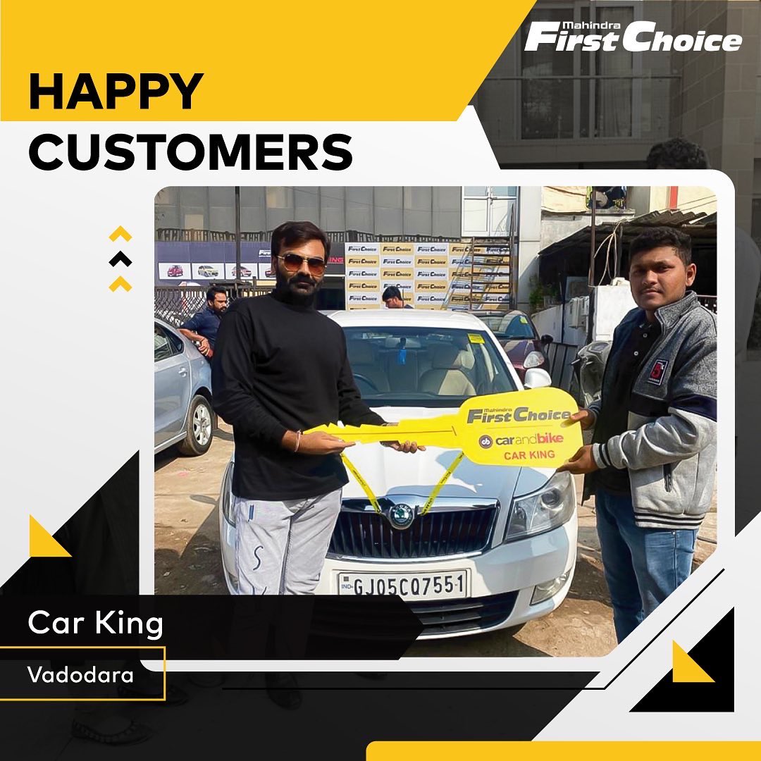 We at Mahindra First Choice prioritise the satisfaction of our customers above all else. Happy customers is our best business strategy. #mahindrafirstchoice #happycustomers #gujarat #vadodra #buysellexchange #customerreview