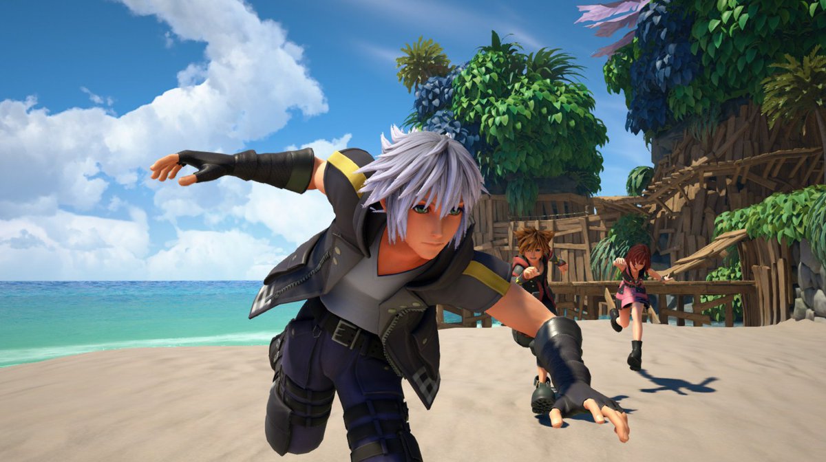 TurningtheKey's tweet photo. Chasing Riku down the beach.
#KingdomHearts #Riku #Sora #Kairi
#DestinyIslands #KH3
#DataGreetings #VirtualPhotography
#PSshare #PSBlog #Sand https://t.co/y7MSAvPfcS