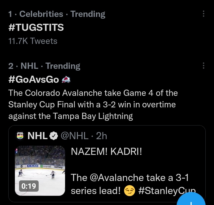 haper_75's tweet photo. #TUGSTITS #1 TRENDING LET'S FUCKING GOOOOOOOO!!!!!FUCK THE NHL!!!! https://t.co/wnxzpB77qJ
