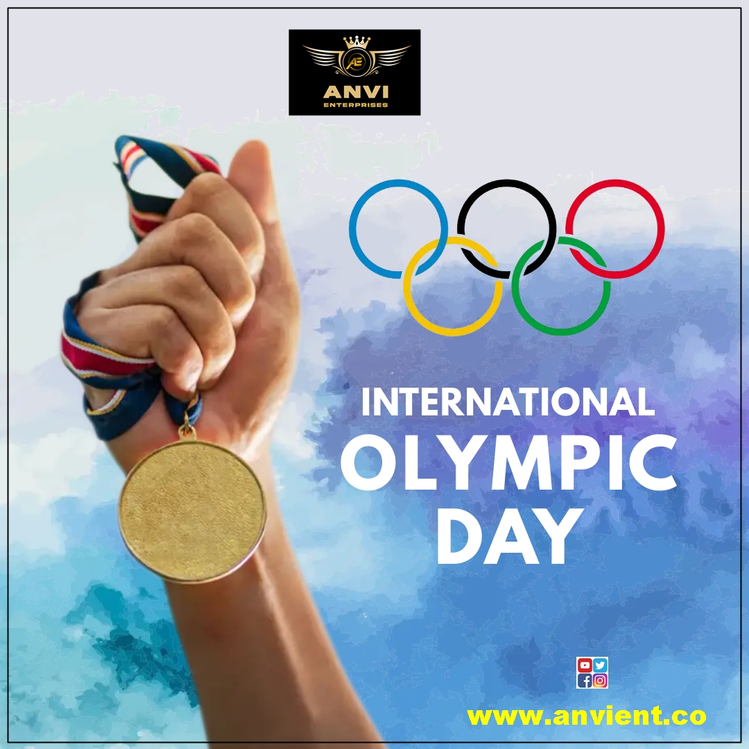 AnviEnterprises's tweet photo. “The most important thing in the Olympic Games is not winning but taking part; the essential thing in life is not conquering but fighting well.” Happy International Olympic Day! https://t.co/zgjSc1OiCX