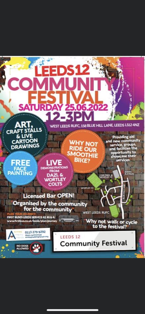 ArmleyMedical's tweet photo. Leeds12 Community festival https://t.co/KyqzNTRnLh