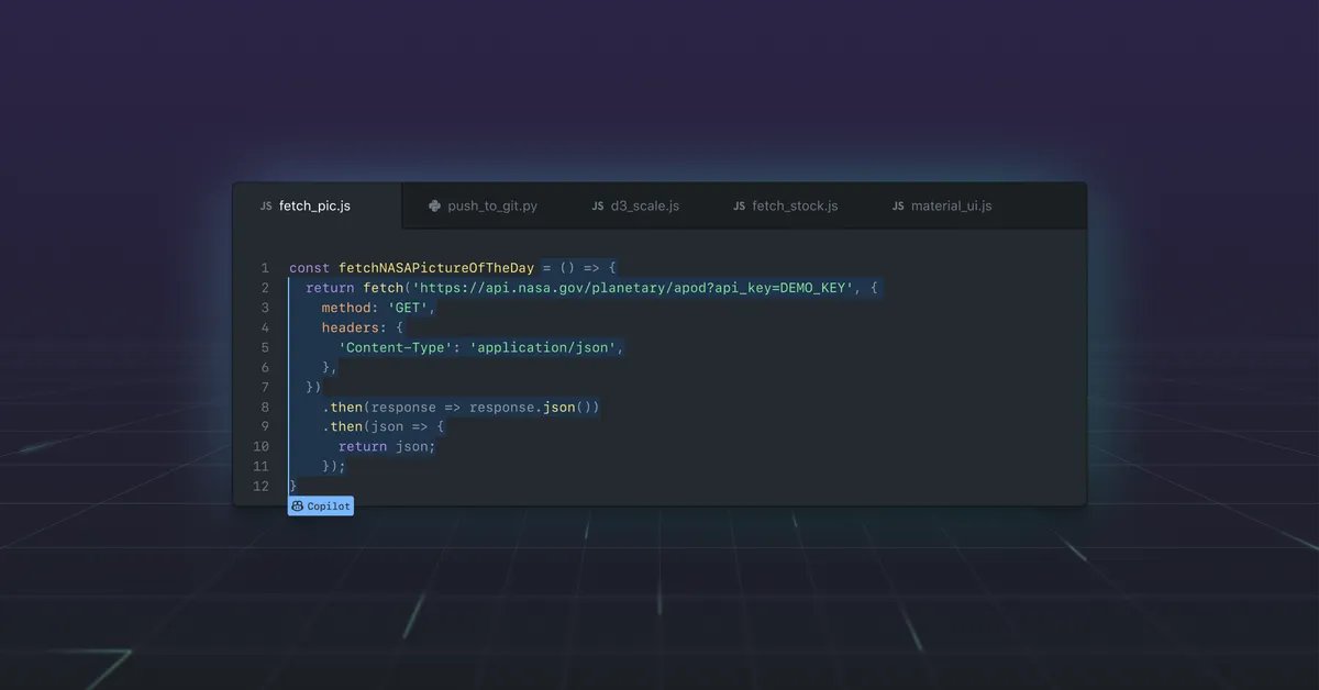 GitHub launches Copilot AI, which suggests lines of code to developers, out of preview for $10/month or $100/year and says 1.2M+ tried the preview in 12 months  buff.ly/3HK8rds