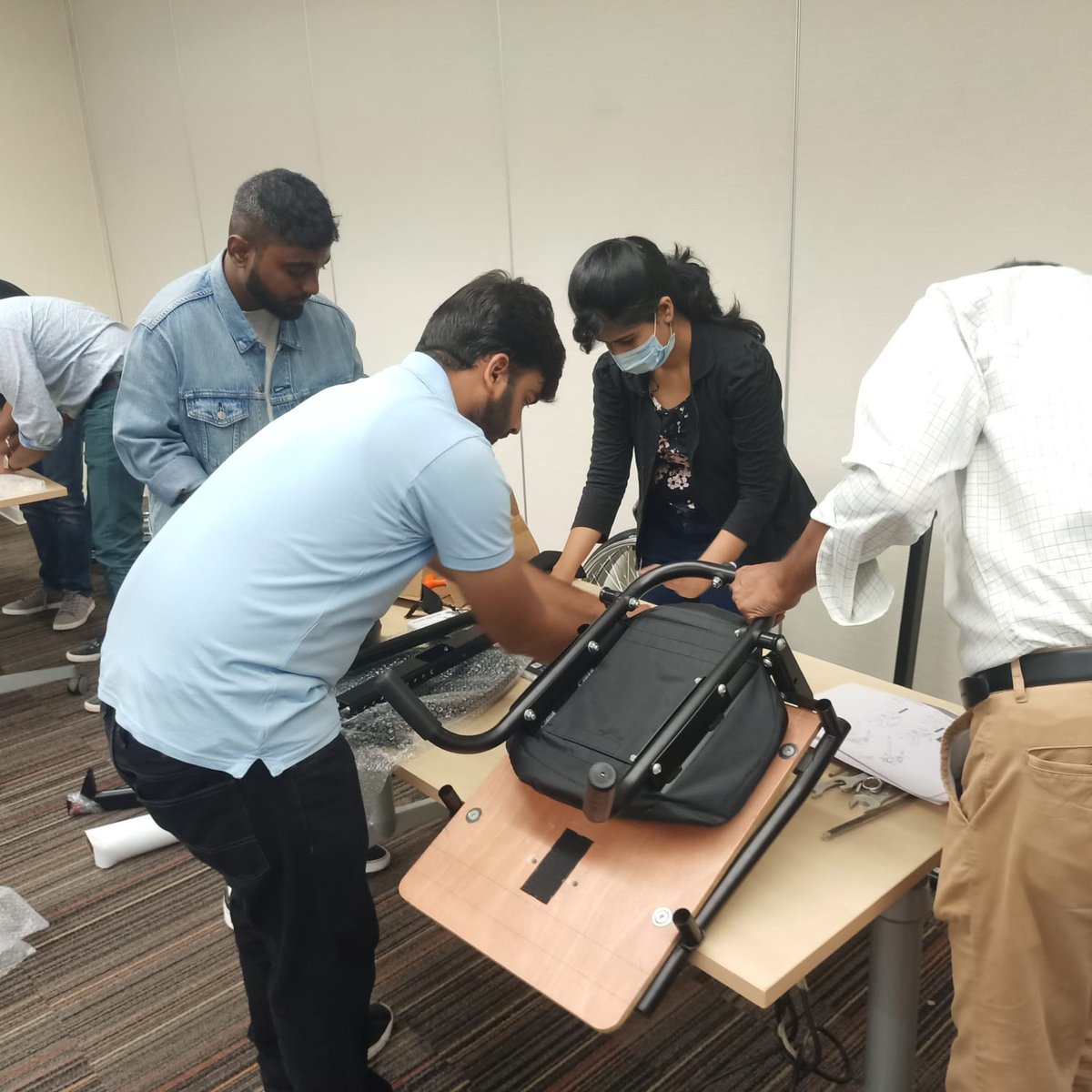 APD_India's tweet photo. We are immensely grateful to @Intuit who #volunteered with us to assemble #wheelchairs for the #PeopleWithDisabilites (PwDs). Together, we are helping #PwD's get back their #mobility and become #functionally #independent.
#RightToBeSeen https://t.co/xXQ6pXLQjY
