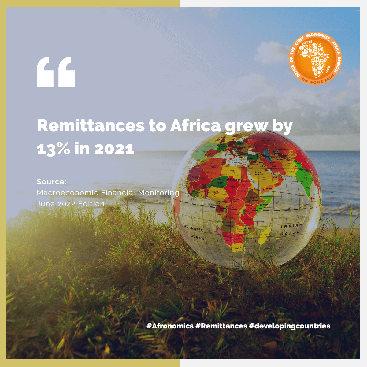 AlbertZeufack's tweet photo. African households received $94bn in remittances last year, a 13% increase from 2020, according to a report by the International Fund for Agricultural Development’s Financing Facility for Remittances.  
#Afronomics #Remittances #developingcountries https://t.co/C78bjsvRz7