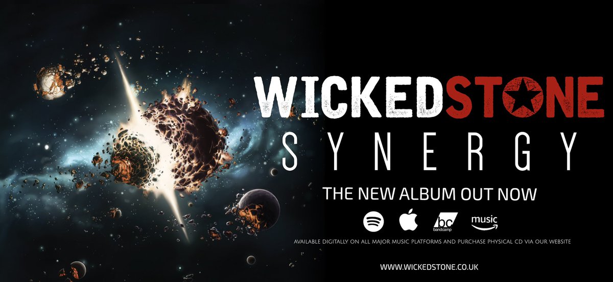 Our Brand New Album “SYNERGY” has been out for nearly a week !!

Have you heard it ? 
Do you have any favourite tracks ? 

📀 You can purchase “SYNERGY” and MORE from our online store  wickedstone.bandcamp.com