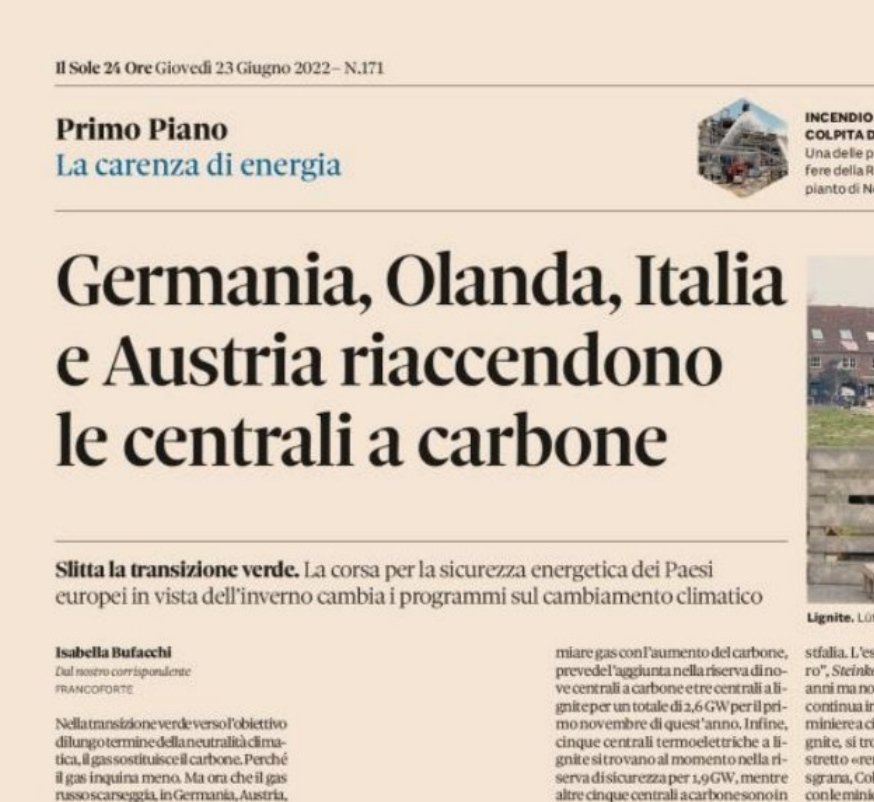 La transizione verde 🤡🤡🤡