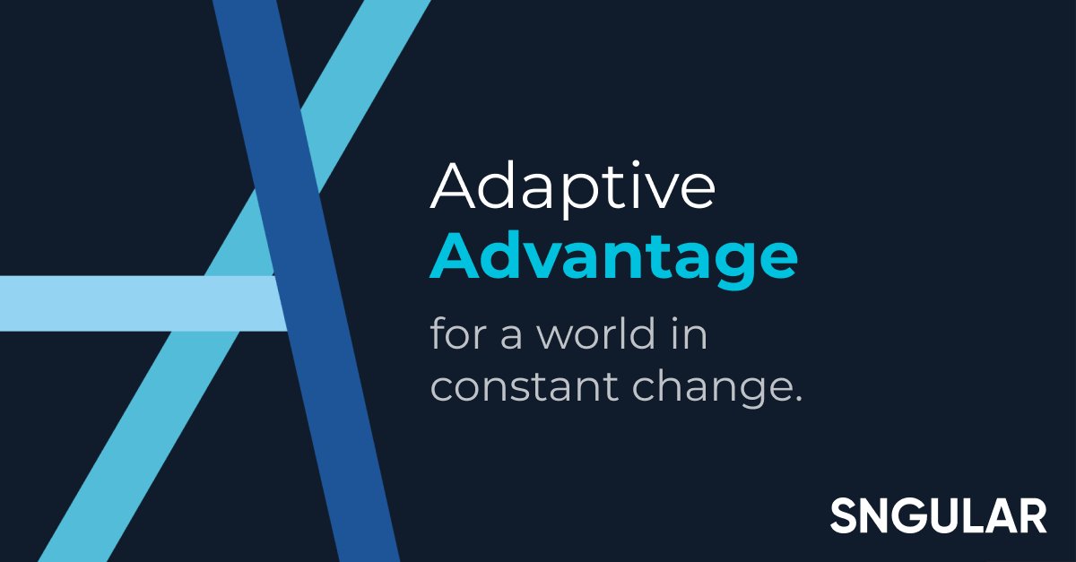 sngular's tweet photo. #AdaptiveAdvantage | La única constante en la vida y los negocios es el cambio. Adaptarse y aprender es la clave para crecer.
https://t.co/624HSQhzAb https://t.co/9tfMemt5kf
