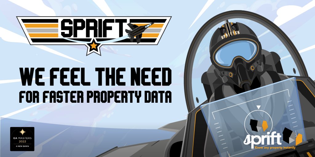 SpriftProperty's tweet photo. Taking off at the @EAMasters_ virtual launch event today ✈️
#Sprift #TopGunsOfPropertyData #EAMasters https://t.co/DvnFaPPl5u
