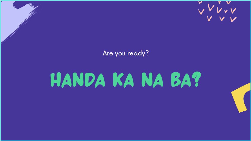 Are you ready?
We are ready to teach you the Filipino language! 

Send us a message now: teachmetagalog101@gmail.com

#teachmetagalog
#learnfilipino
#toughtagalog
#tagalog #filipino
#FilipinoLanguage