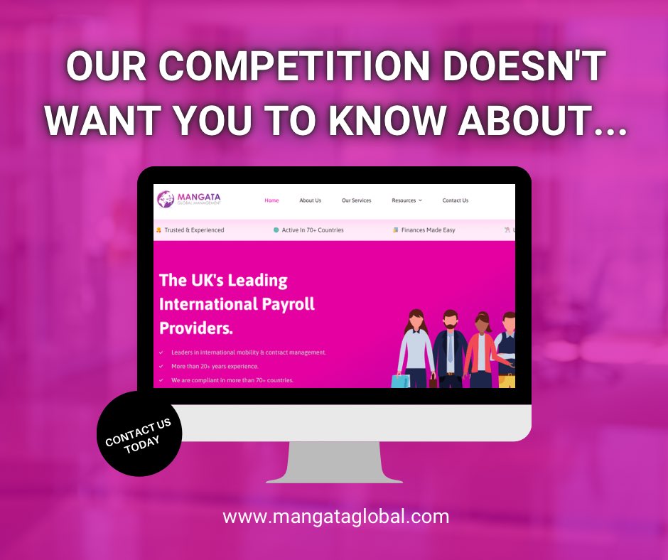 MangataGM's tweet photo. Mangata Global help you meet your payroll responsibilities anywhere in the world. 

Allow your payroll routine simplicity and clarity, by letting our professionals handle everything.

DON’T MISS OUT! 
Contact us today🤝

#payroll #internationalpayroll #global #globalpayroll https://t.co/VWyyXKGAV9