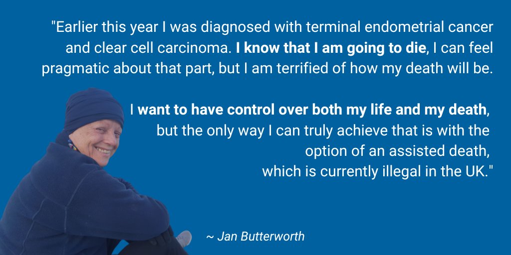 Mumsnet (@mumsnettowers) on Twitter photo 'If you agree with the 84% of the public who believe we must give dying people like me more choice about their deaths, please make your voice heard.'
Ahead of the debate in the House of Commons, read this guest post by Jan and <a href="/dignityindying/">Dignity in Dying</a>: bit.ly/3HLEz04 'If you agree with the 84% of the public who believe we must give dying people like me more choice about their deaths, please make your voice heard.'
Ahead of the debate in the House of Commons, read this guest post by Jan and <a href="/dignityindying/">Dignity in Dying</a>: bit.ly/3HLEz04
