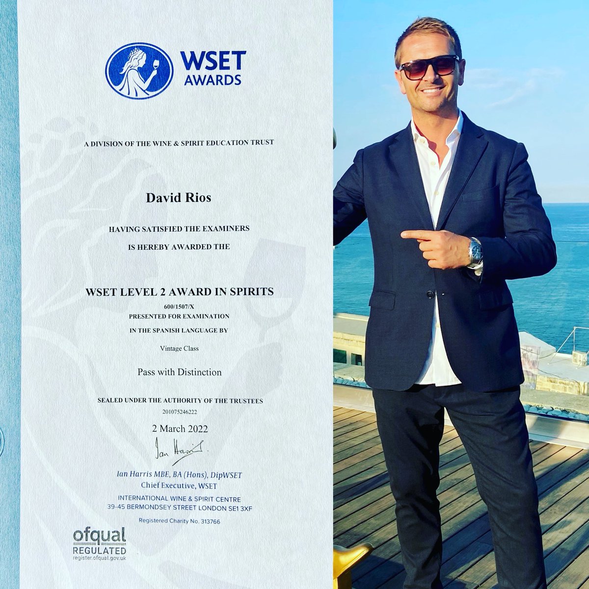 - NEVER STOP LEARNING - 

- NUNCA DEJES DE APRENDER - 

“ DREAM ENJOY SMILE “

#davidriosexperience #wset #wsetglobal #wsetspirits #neverstoplearning <a href="/WSETglobal/">WSETglobal</a>