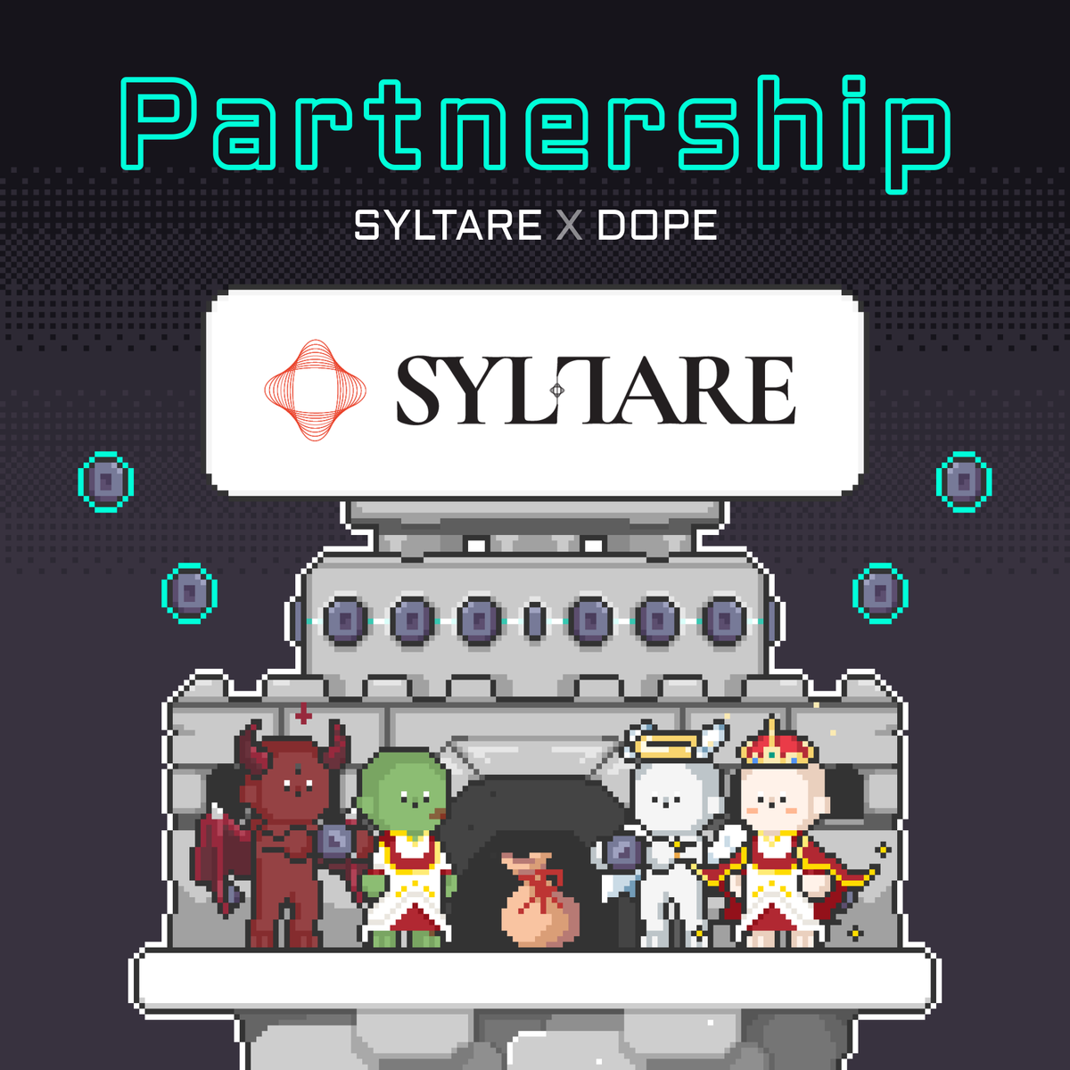 DopeVoyage's tweet photo. 📣 DOPE X SYLTARE Partnership announcement📣

We are pleased to announce DOPE partnership with @syltare 

✅details
- Cooperation with Global ecosystem expansion, Marketing and Community activation
- DOPE WL airdrop for SYLTARE Holders
- More to come after DOPE Minting!

$DOPES https://t.co/XneSMWFlXH