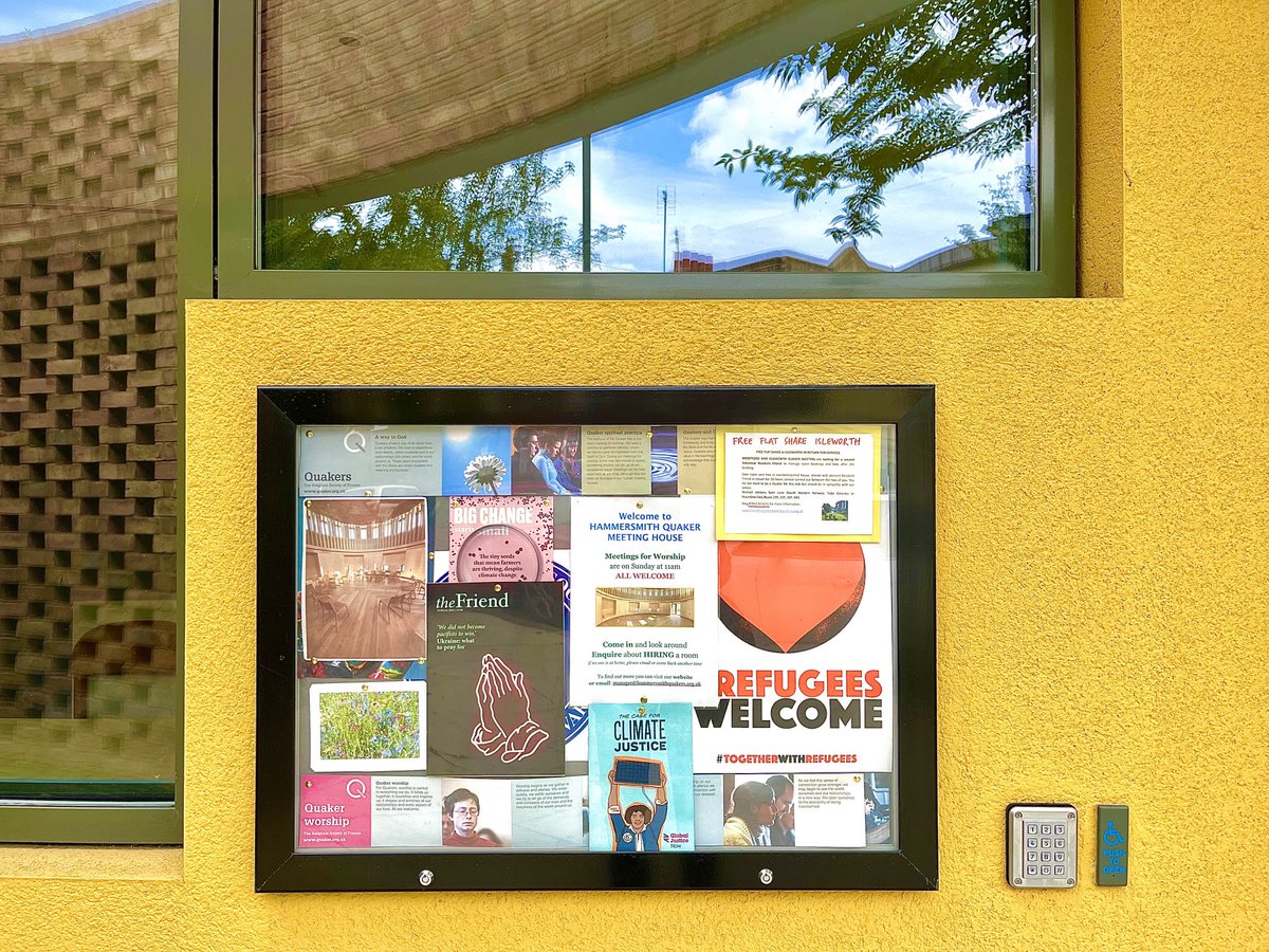 Curious about Hammersmith Quakers? Why not join us for silent worship? Sundays 11-12am. All are welcome.