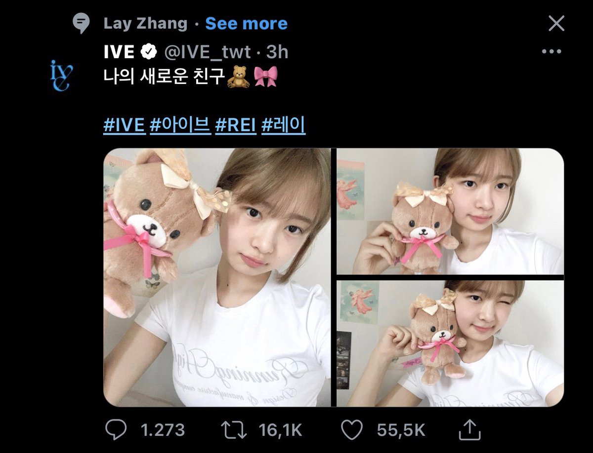 findingkalya's tweet photo. Twitter suka kenapasih topicnya Lay Zhang tapi foto Rei btw Rei lucu bgt anjing https://t.co/2kgZAQXk1p
