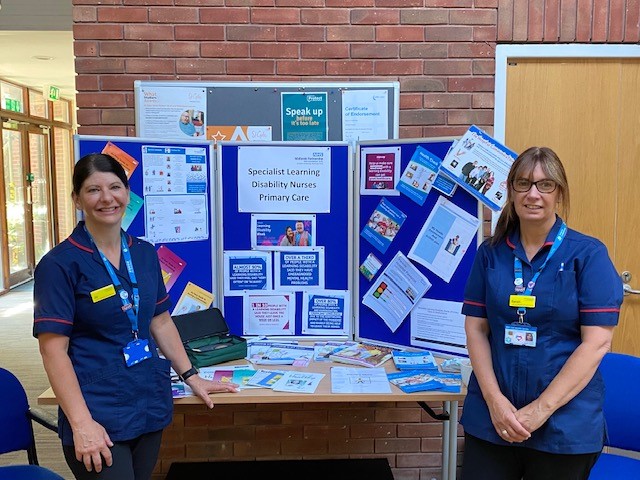 mpftcld's tweet photo. LD Week continues with Primary Care Nurses taking part in the “meet the LD champions day” at St Giles hospice.
The day was set up by the members of the group which included representatives from local day services, St Giles, service users, OTs and ourselves.
#mpftnhs #mpftcld https://t.co/Xe8Jd6iuIe