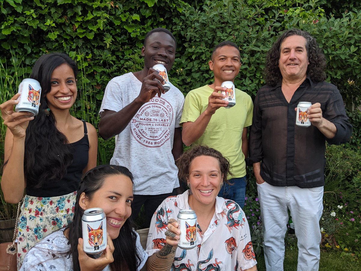 KyKebero's tweet photo. @EndangeredBrew were kind enough to send our UK staff some of their #Ethiopianwolf wheat beer to enjoy with our @WildCRU_Ox colleagues! 🍻

Each purchase supports this #endangered species 🦊 #conservation supporters in the UK, check them out:
https://t.co/aZwdQ8gJcP https://t.co/blzNuiNgdF