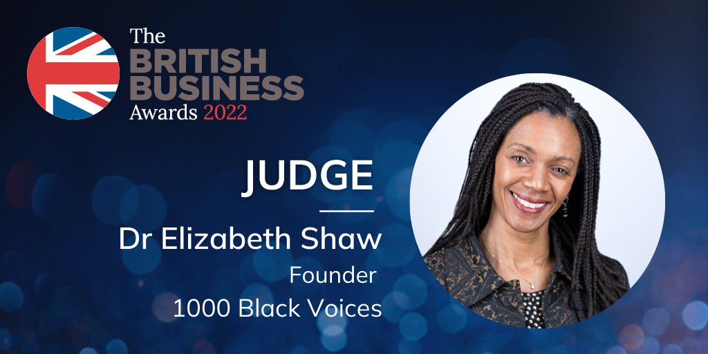 Absolutely delighted to share I've been selected to judge the 2022 British Business Awards. Really looking forward to being a part of recognising excellence in innovation and enterprise #BBAs #smallbusiness #BritishBusinessAwards @smallbusinessuk #1000BlackVoices
