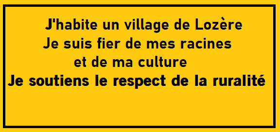 La #ruralité n'est pas liée à une adresse, c'est une #culture.
Affichez votre soutien en réponse à ce tweet :
"J'habite  ..., je suis fier de mes #racines et de ma culture, je soutien le respect de la ruralité"
Un maximum de retweets pour un maximum de messages. Merci