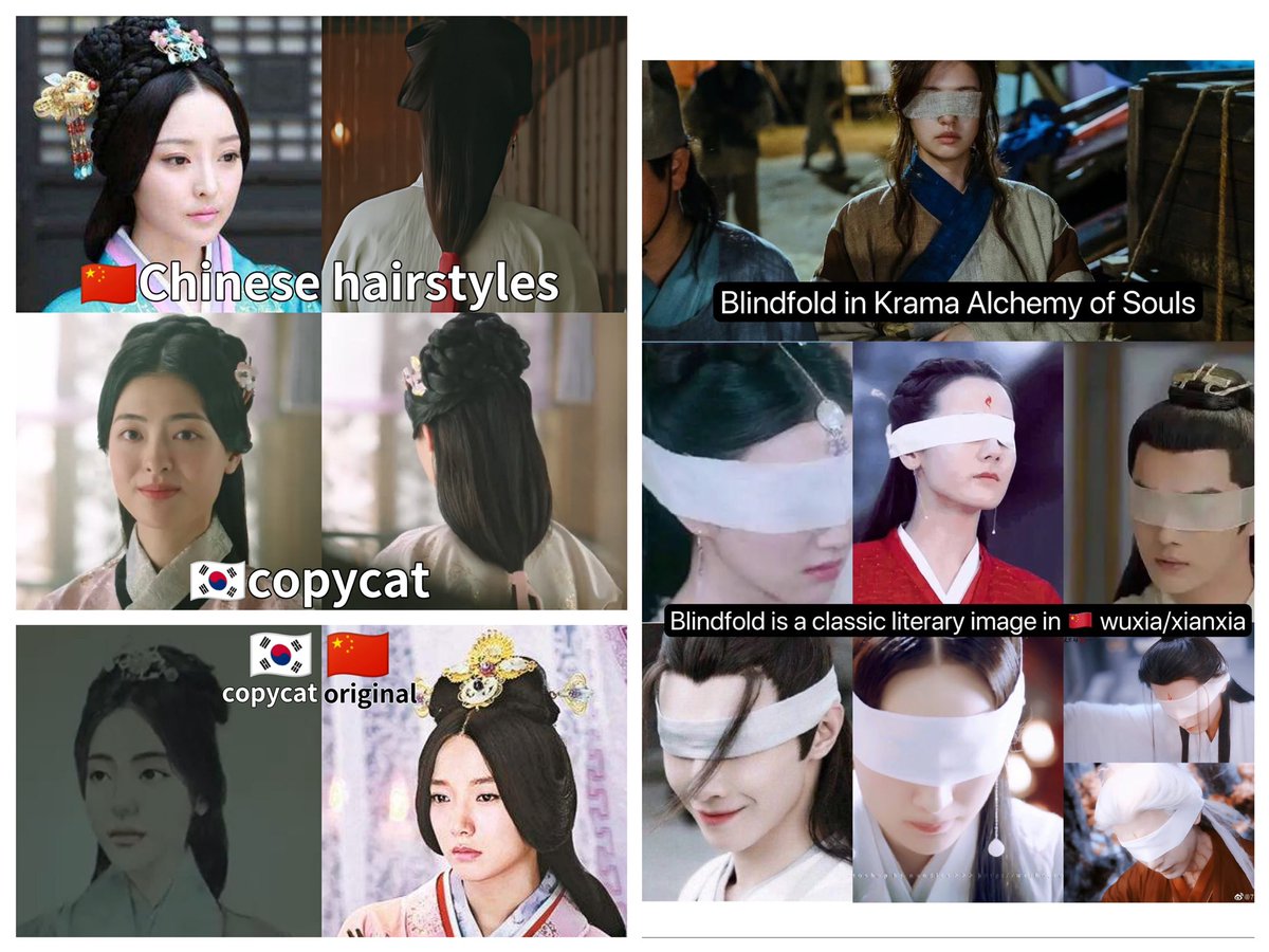 charlichan81's tweet photo. @CJnDrama Does Hong stop copying today?
No, gonna keep copying more.
#HongSistersplagiarism #plagiarism
⭕#hanfu #chineseculture #china #chinesestyle #wuxia #xianxia #cdrama #ashesoflove
❌#hanbok #korean #korea #홍자매 #환혼 #AlchemyofSouls #還魂 #还魂 #kdrama #韓國 #hongsisters https://t.co/75lKf5oIkR