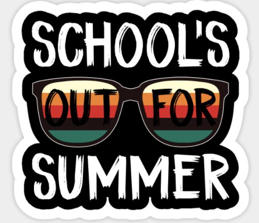 That wraps up 2021-2022 🙌🕶️

Wishing everyone a summer filled of awesome memories! See you in September! ☀️

👀 Stay tuned for upcoming events before school like our West Road Tours and Watermelon Welcome Playdates!

Happy Summer Vacation! 🏖️ 🌊 😎
<a href="/c_conrad14/">CConrad14</a> <a href="/ThamesStacey/">Stacey Thames</a>