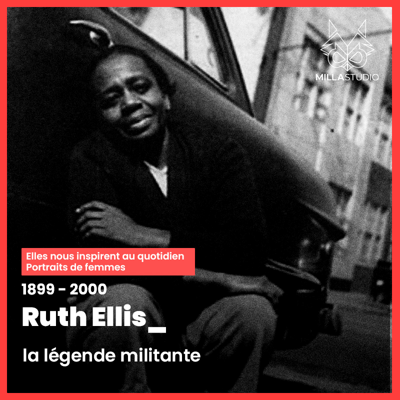 milla_studio's tweet photo. 🔥Ruth Ellis_ 1899 - 2000 La légende militante. 🏳️🌈
Imprimeuse américaine militante pour les droits LGBT et afro-américaines. Née dans l’Illinois en 1899, ses parents sont nés dans le Tennessee pendant les dernières années de l'esclavage.
#portraitdefemmes #Pride2022 #PrideMonth https://t.co/nwoY1oQt6e