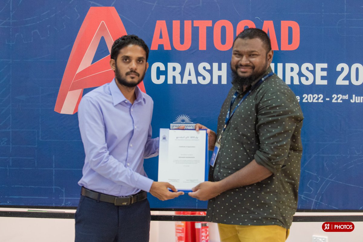 mnu_tc's tweet photo. Closing ceremony of the AutoCAD training conducted in collaboration with GDh. Atoll Council.
Thank you @GdhAtollCouncil for your invaluable support throughout the training.
#MNU #buildingnationsince1973 #mnusince1973
#studyatmnu
#studyatmnutc https://t.co/4jmHgc98hl
