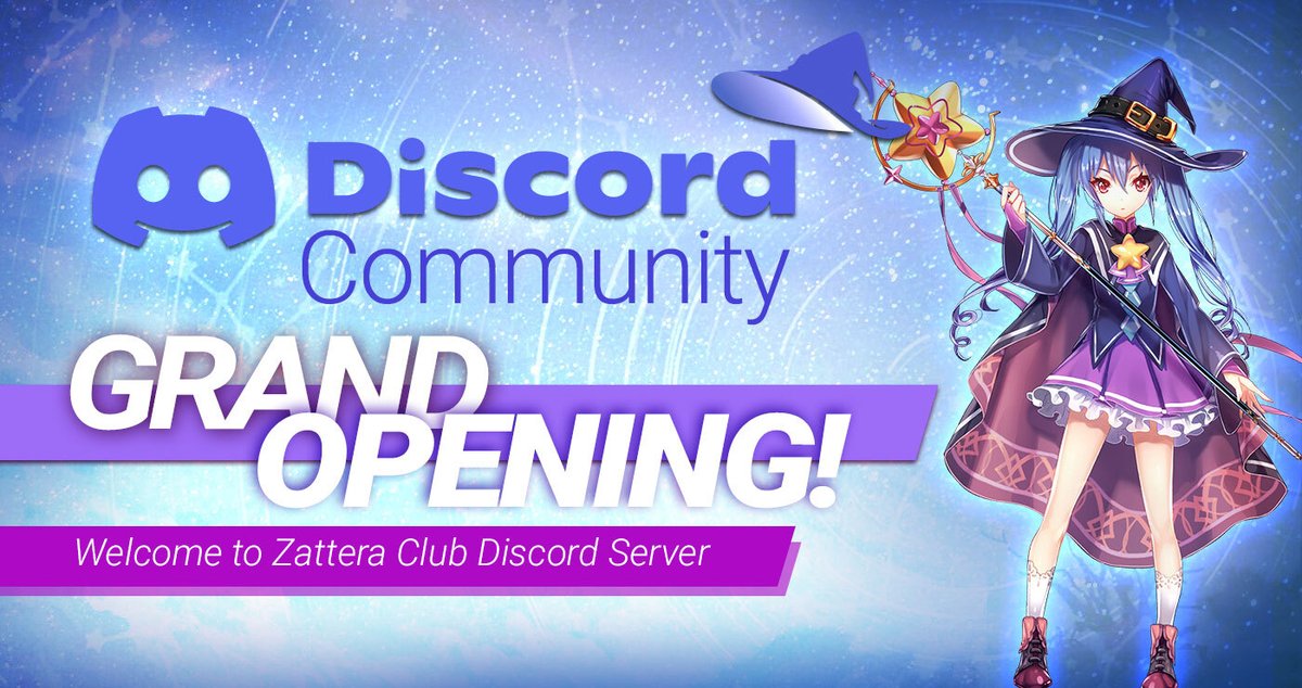 🎉GRAND OPENING!🎉
We are very happy to announce we are opening a Discord server 🥳

More information and events will be released through Discord 😉
Check announcements and get rewards❗

🔗discord.com/invite/eJJWeaw…

#Zattera #GemHUB