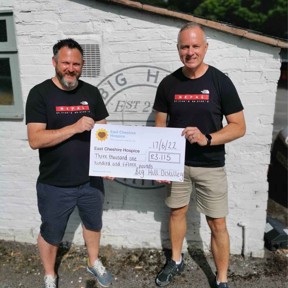 <a href="/Big_Hill_Gin/">The Big Hill Distillery</a> took on a huge challenge to trek to Everest base camp in May! ⛰ With an additional Gin night fundraiser last year, they have raised over £3,000 for East Cheshire Hospice 🌻 If you would like to donate, please visit justgiving.com/team/Big-Hill1